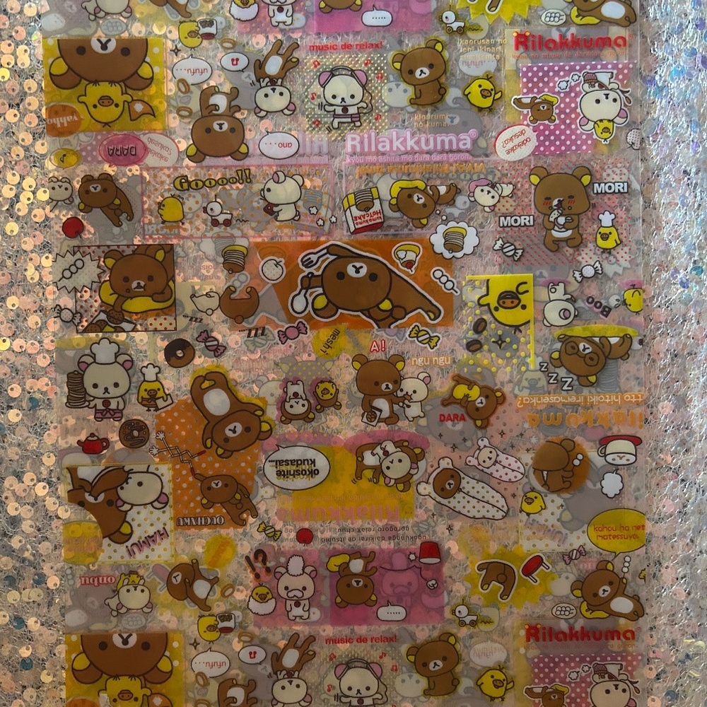 Rilakkuma Clear Folder